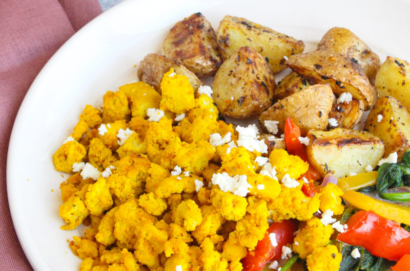 Tofu brouillé à l'érable et aux épices