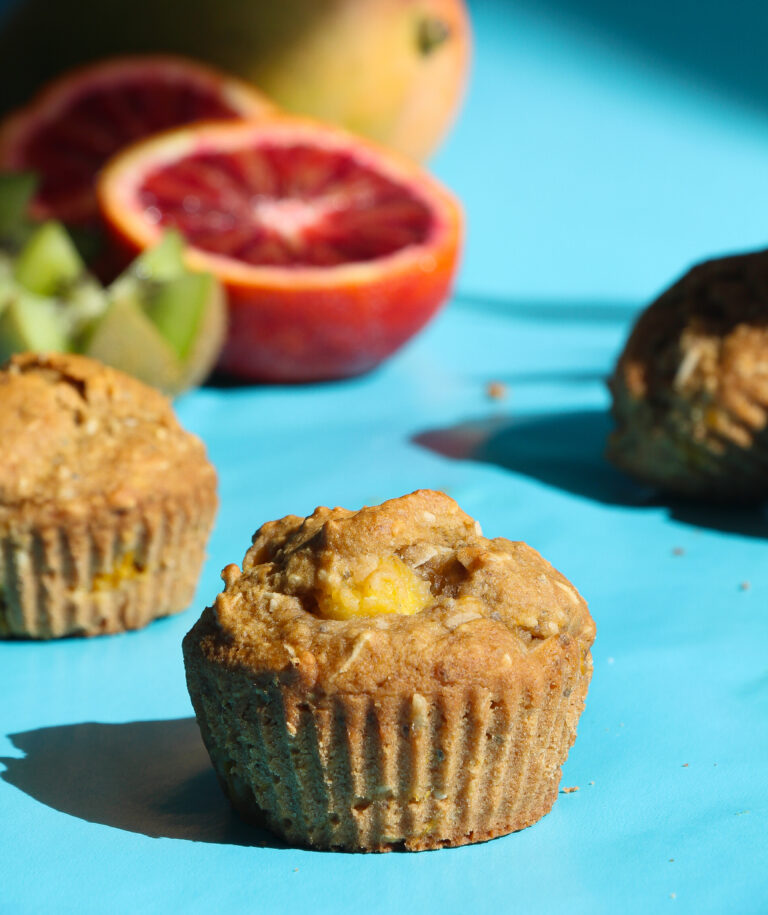 Muffins explosion de fruits tropicaux