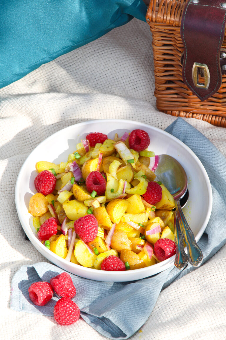 Salade de patates érable et curcuma