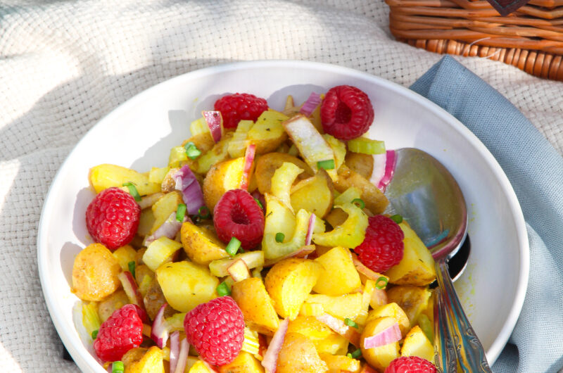 Salade de patates érable et curcuma