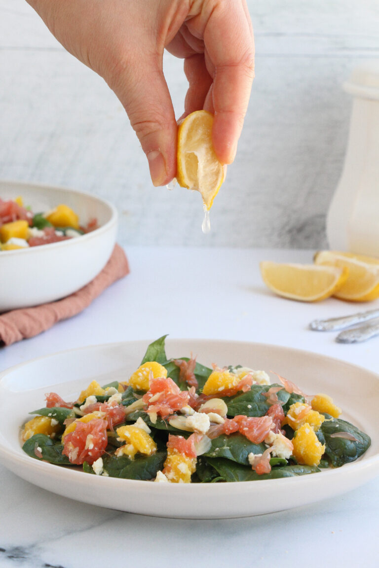 Salade personnalisable pamplemousse et mangue