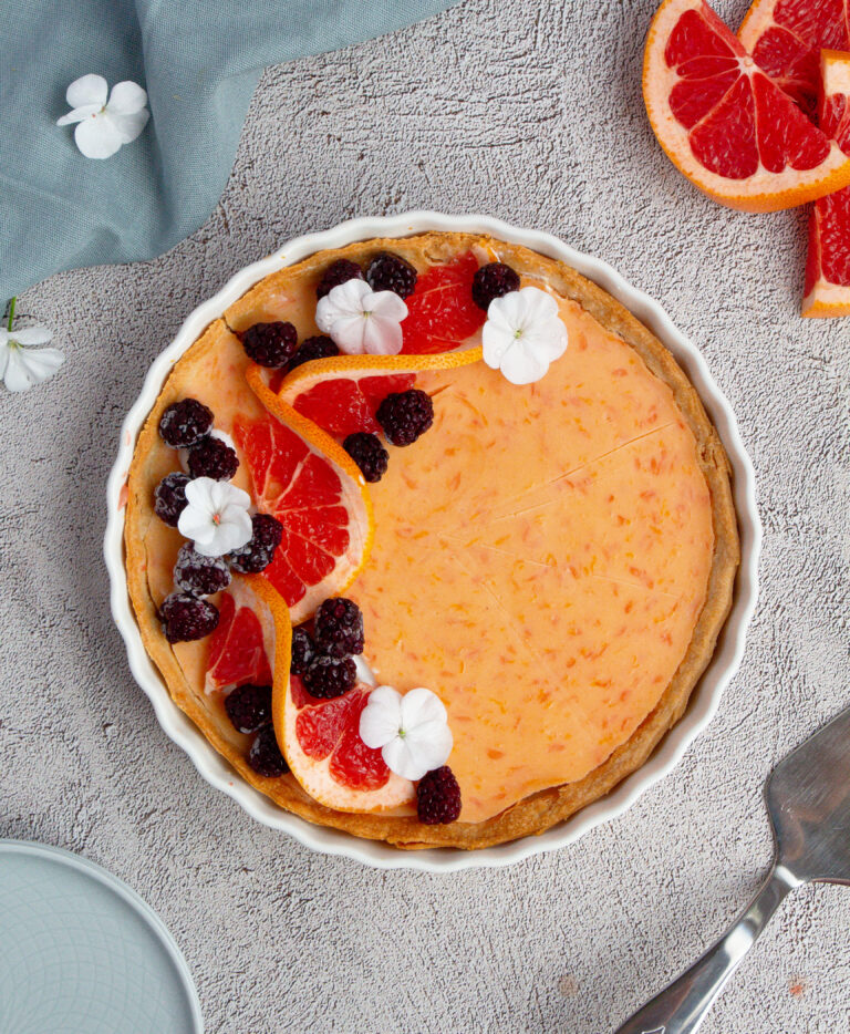 Tarte au pamplemousse