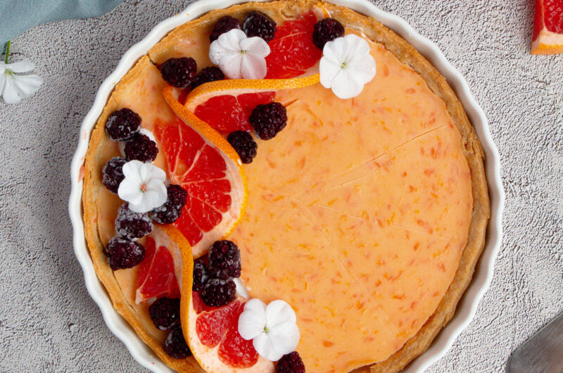 Tarte au pamplemousse