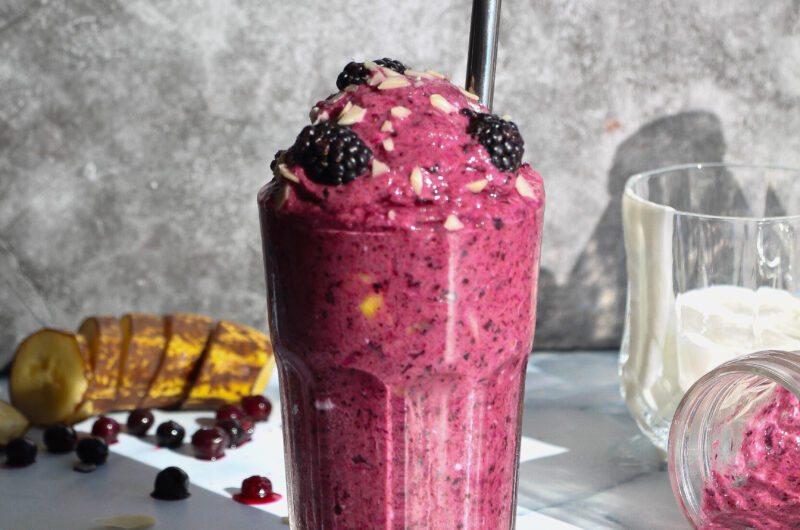 Smoothie bleuet & ananas