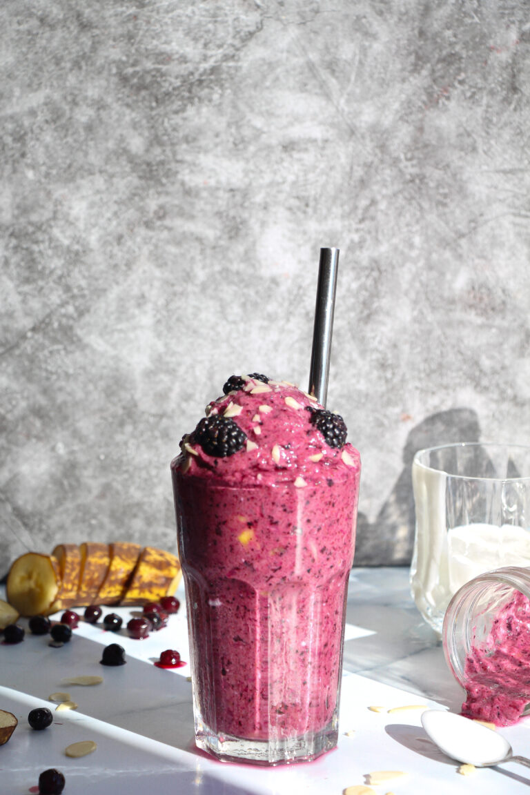 Smoothie bleuet & ananas