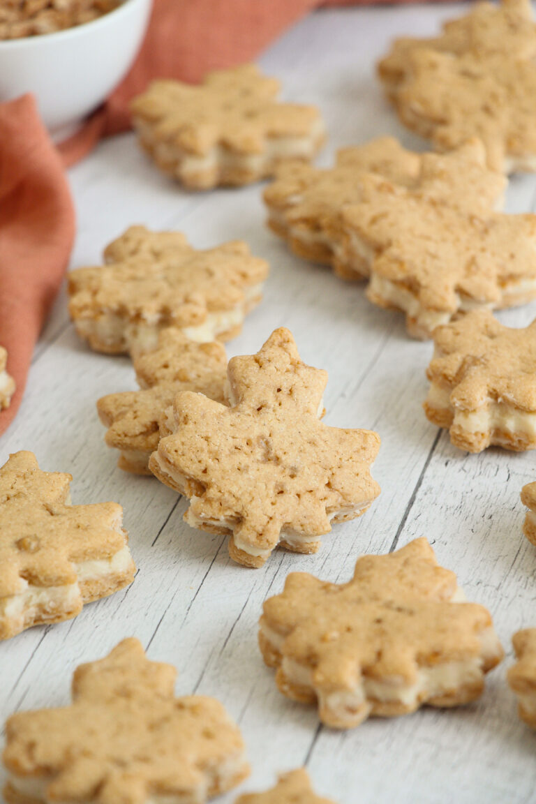 Biscuits feuille d&rsquo;érable
