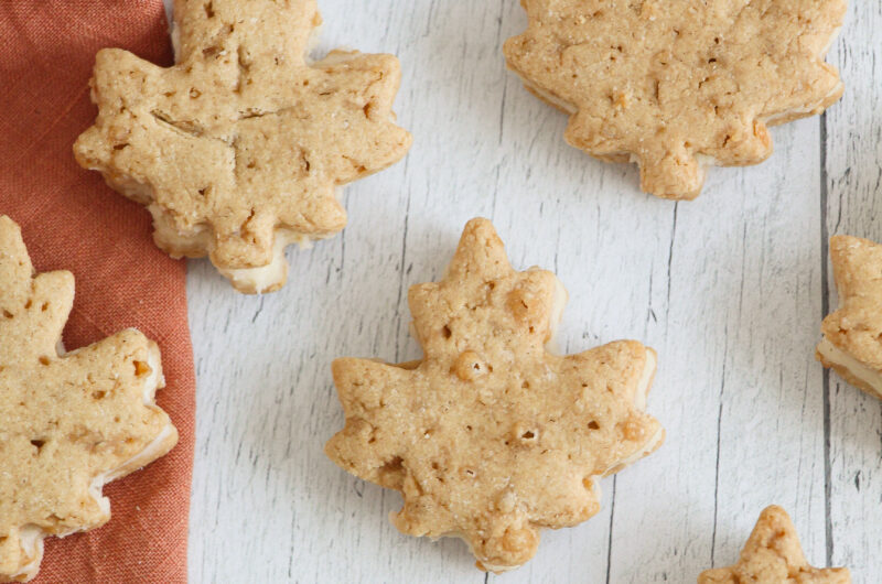 Biscuits feuille d'érable