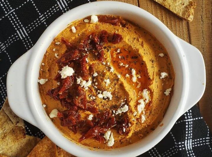 Humus aux tomates séchées