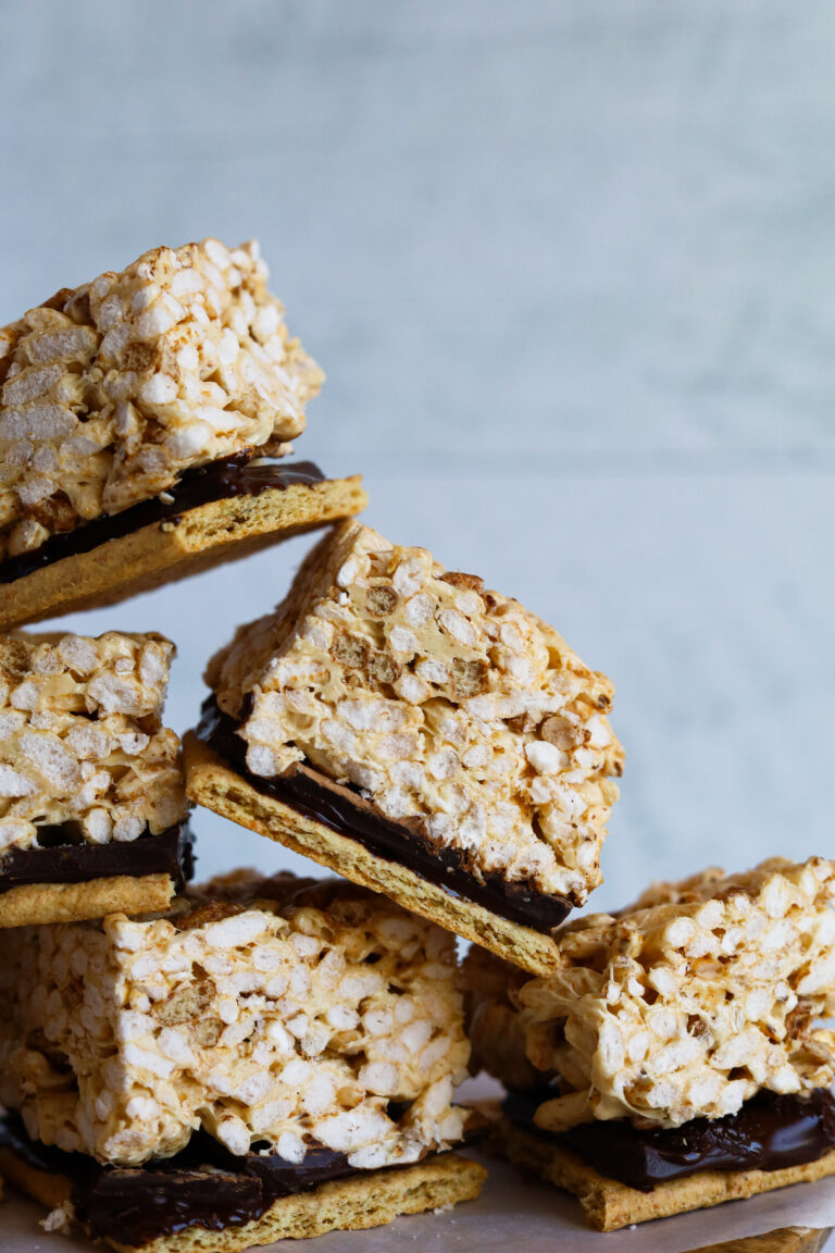 Barres rice krispies façon smore&rsquo;s