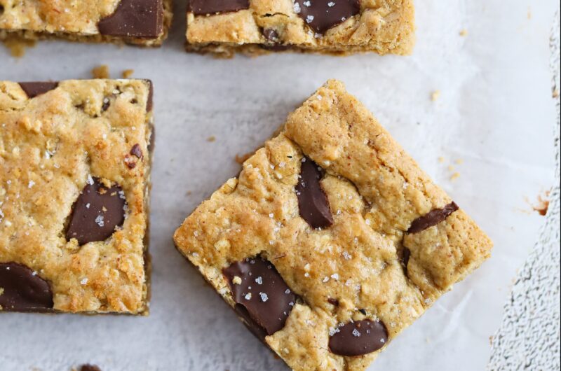 Barres style biscuit aux pépites de chocolat