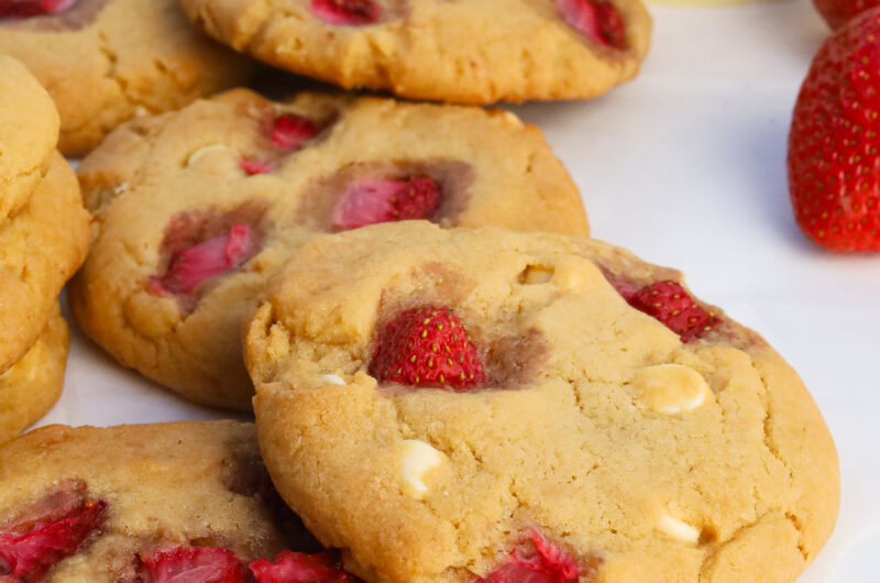 Biscuits choco-fraises