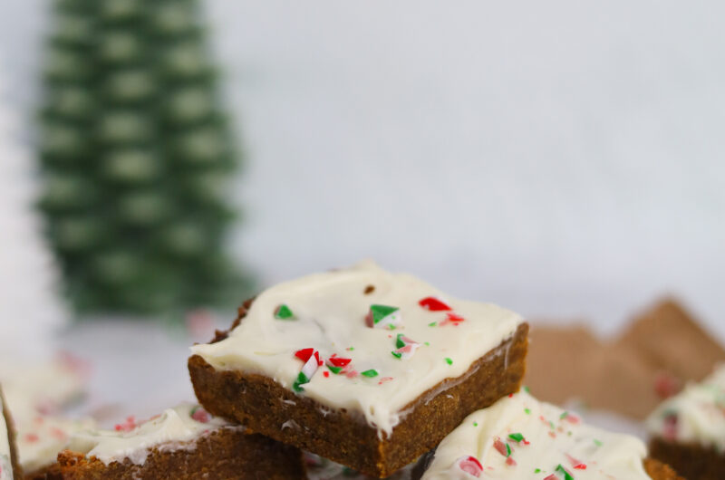 Cookie bars au pain d'épices