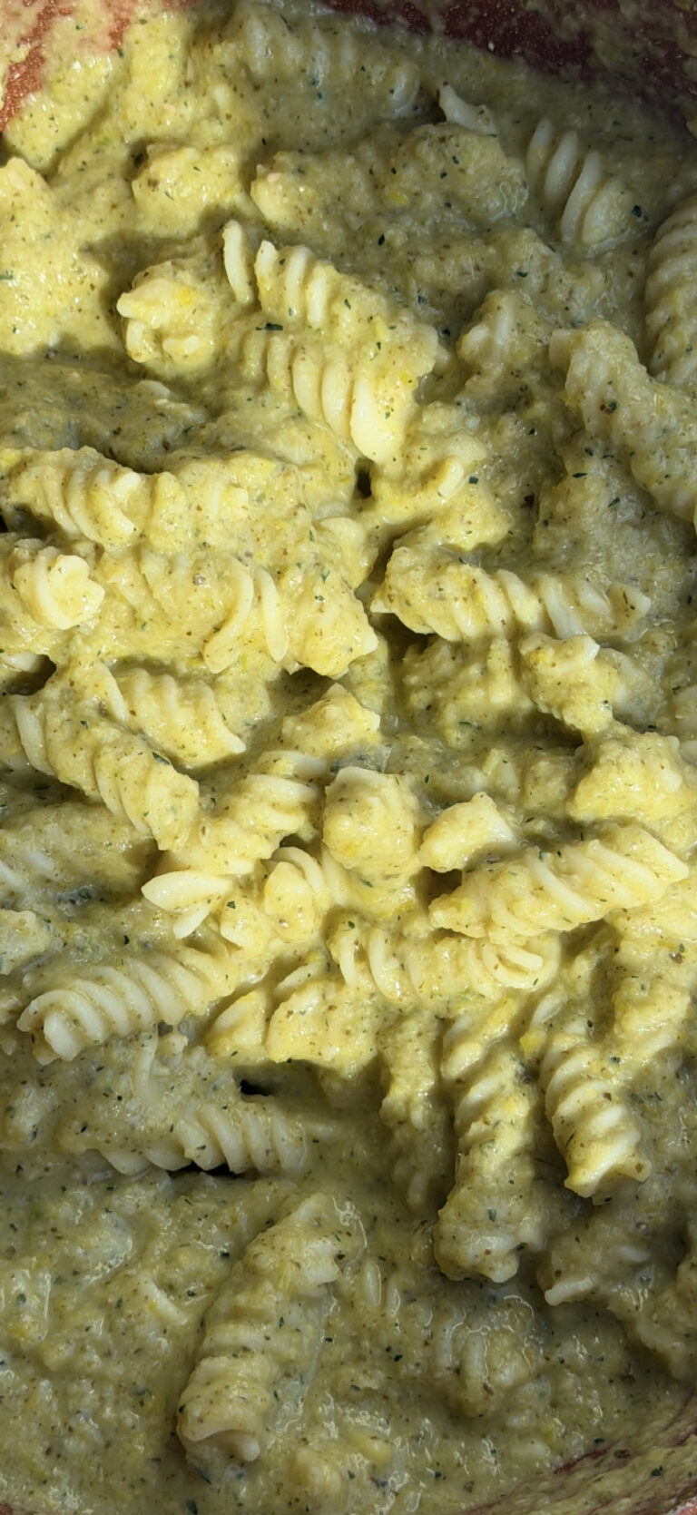 Sauce crémeuse aux légumes & haricots blancs