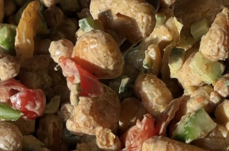 Salade de gnocchis croustillants