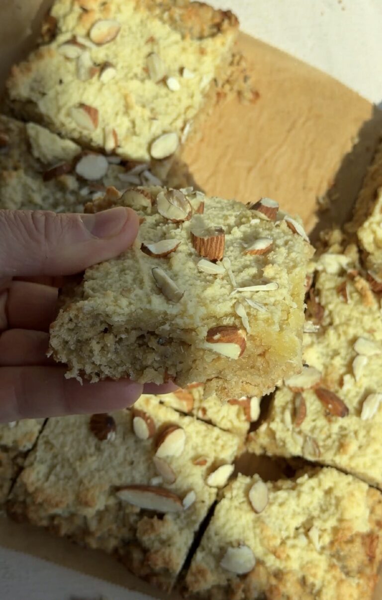 Barres style croissant aux amandes