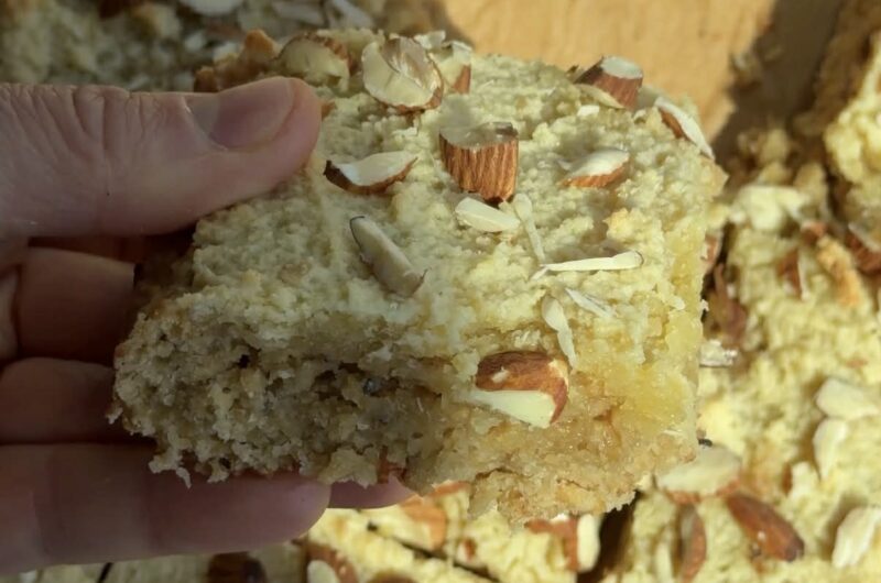 Barres style croissant aux amandes