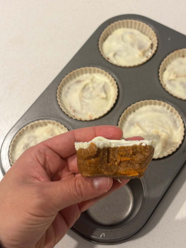 Barres style gâteau aux carottes