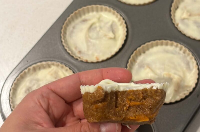 Barres style gâteau aux carottes